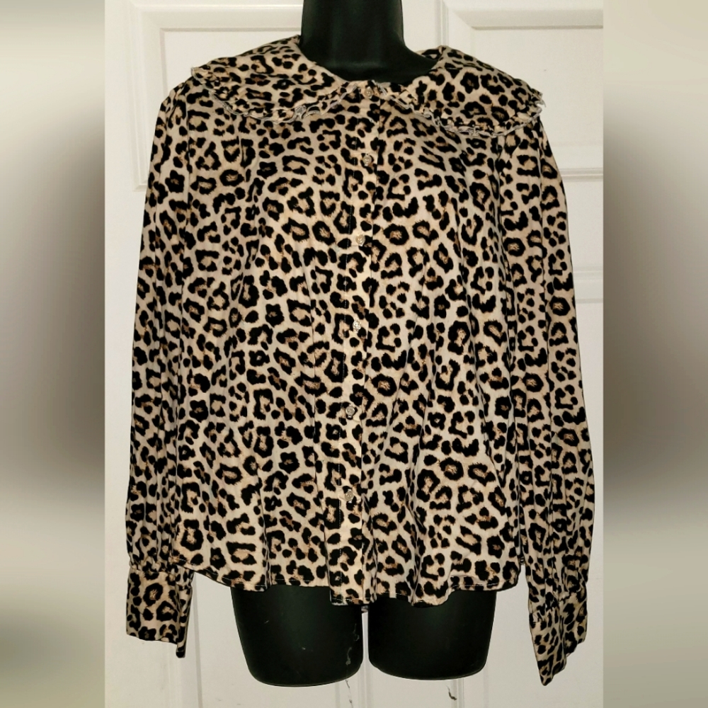 Leopard Print Blouse